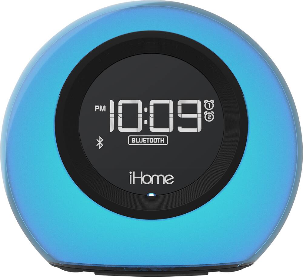 iHome - Bluetooth FM Dual-Alarm Clock Radio - Black