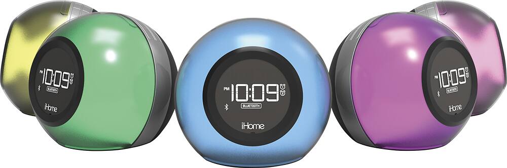 Alt View 13. iHome - Bluetooth FM Dual-Alarm Clock Radio - Black.