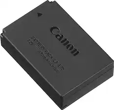 Front. Canon - Rechargeable Lithium-Ion Battery Pack for LP-E12 - Black.