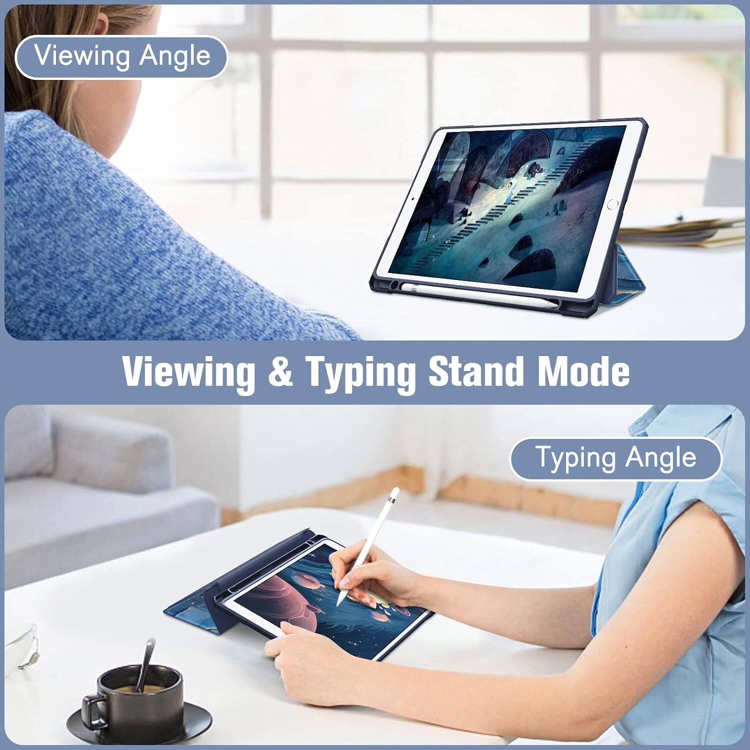 Viewing Angle  
Viewing & Typing Stand Mode  
Typing Angle