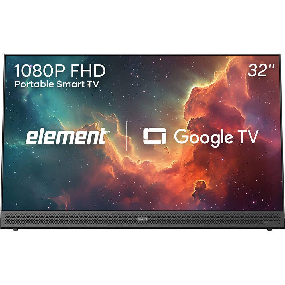 1080P FHD Portable Smart TV  
32"  
element  
Google TV