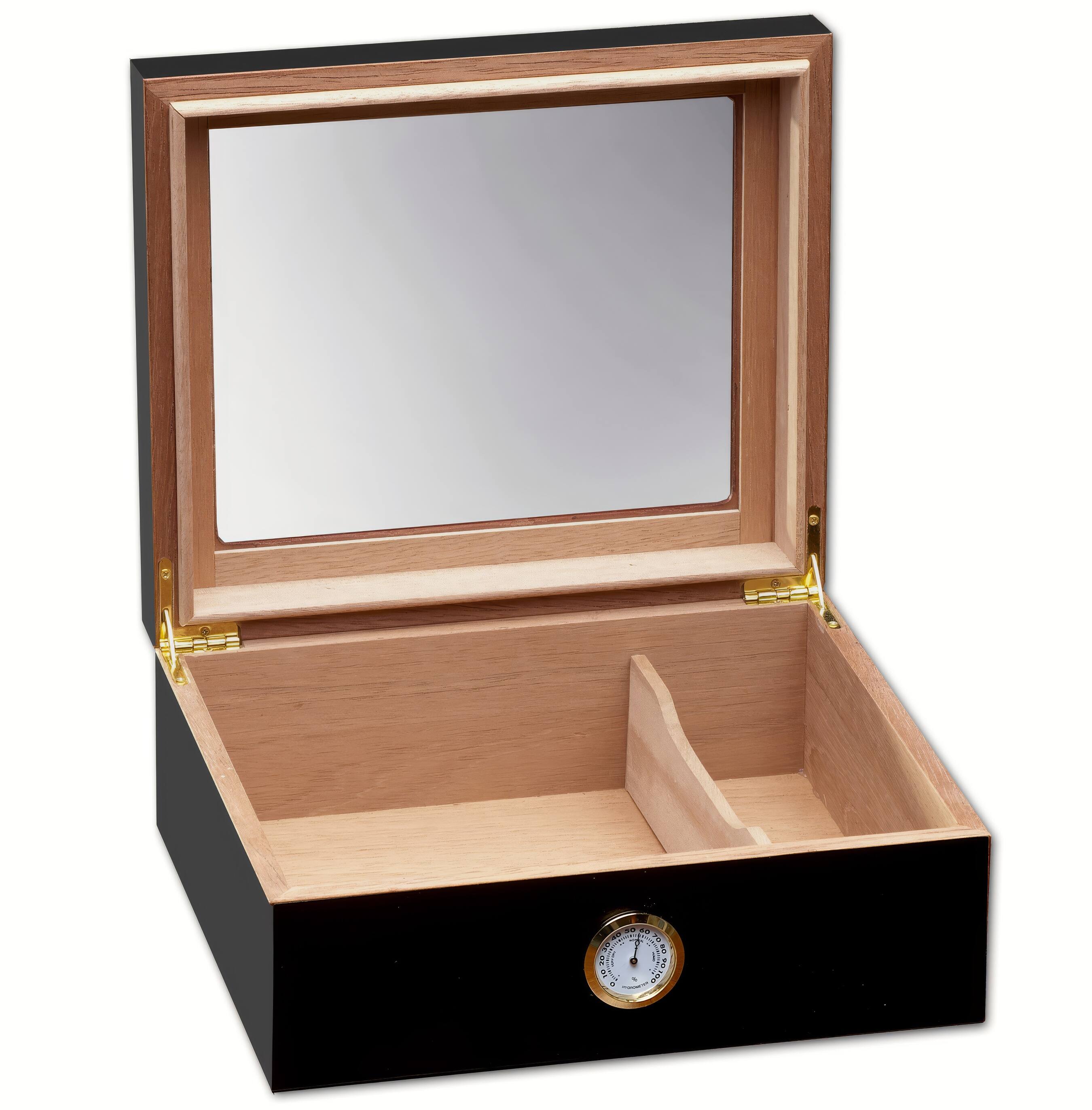 Alt View 1. Prestige - THE Imperial Glasstop (Black) - Deep Black Finish.