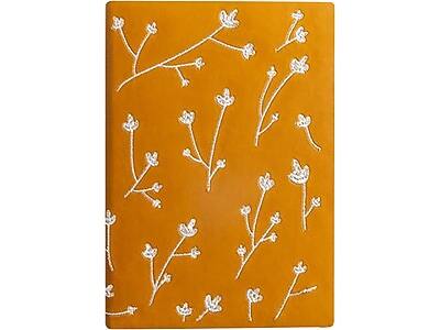 Front. Denik - Samantha Journal, 5.8" x 8.3", College Ruled, 144 Pages  - Orange/Cream.