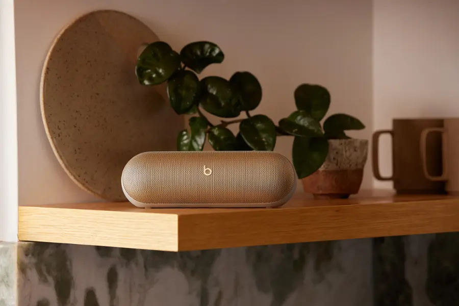 Alt View 15. Beats - Pill Portable Wireless Bluetooth Speaker and Portable Charger - Champagne Gold.