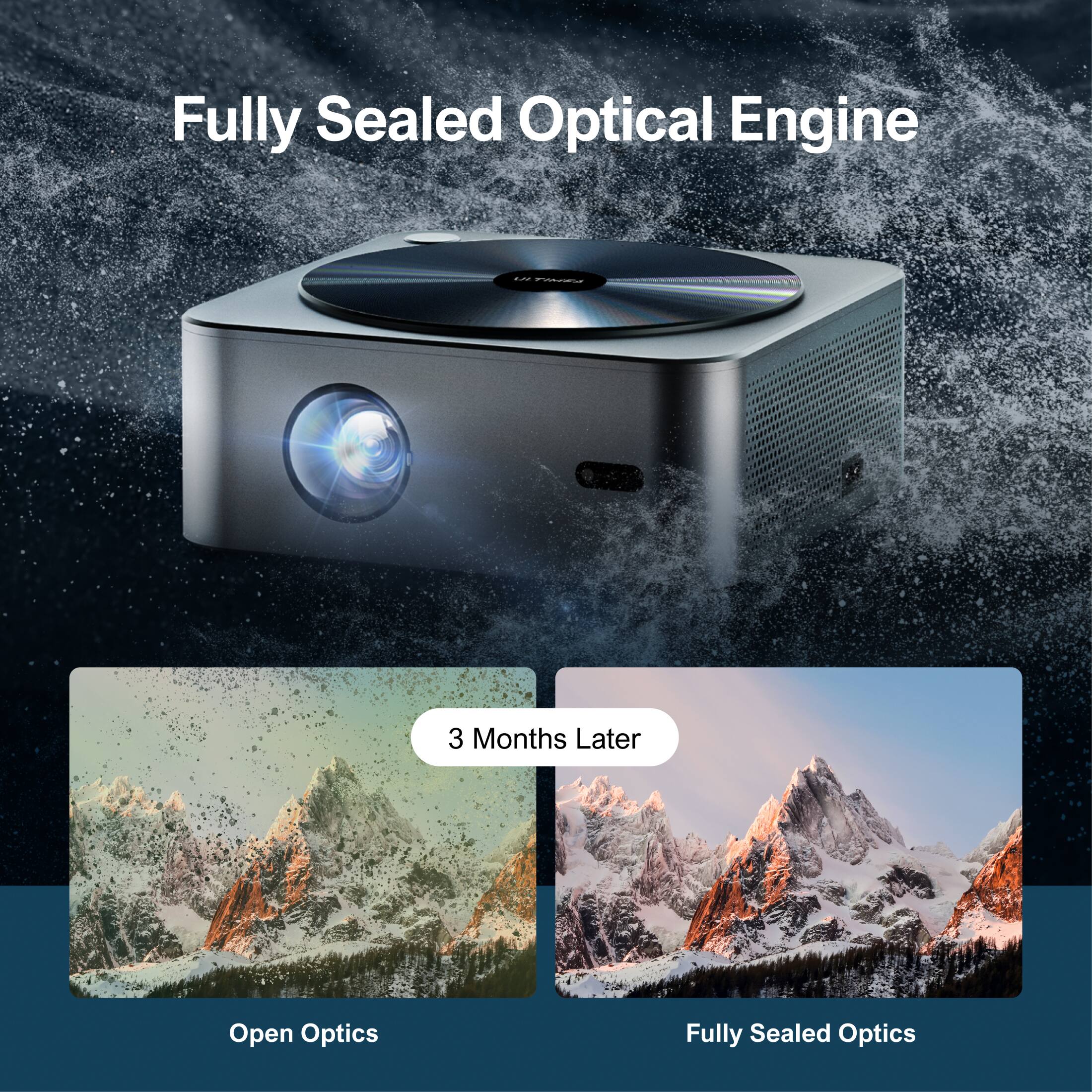 Fully Sealed Optical Engine - 3 Months Later - Open Optics - Fully Sealed Optics
