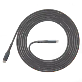 Ventev - Chargesync Alloy USB-C to Apple Lightning Cable 10ft - Gray