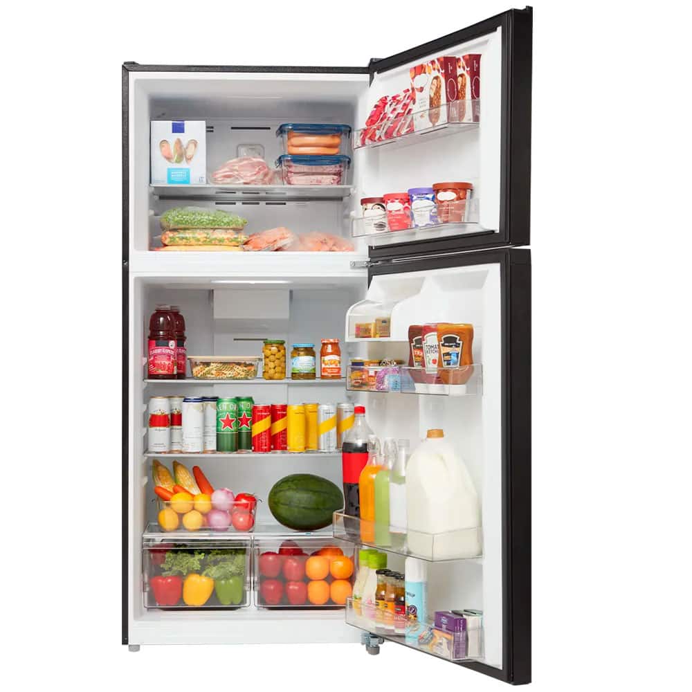Midea 18 Cu. Ft. Garage Ready Top Freezer Refrigerator Black