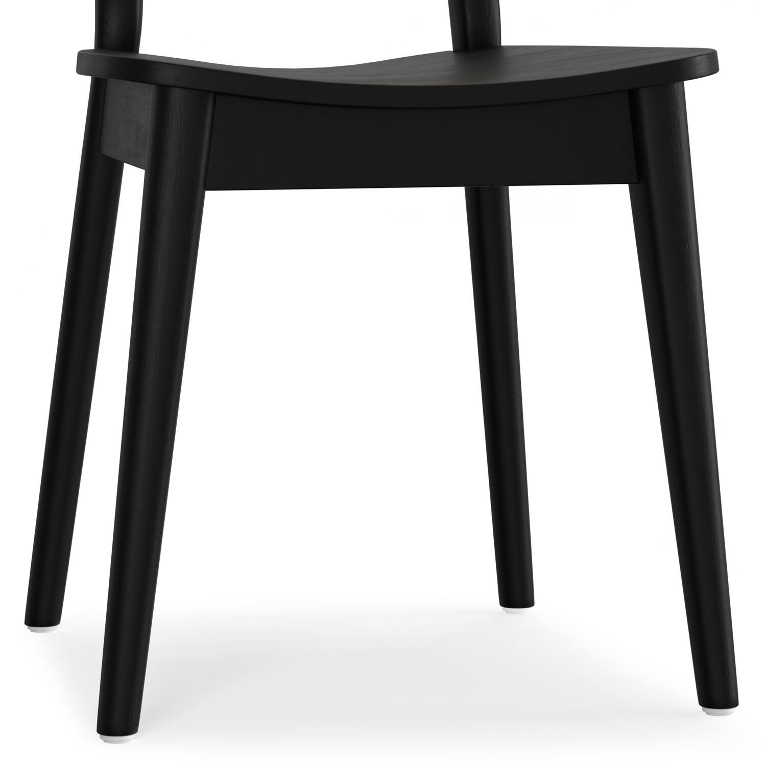 Alt View 4. Simpli Home - Rachel Dining Chair (Set of 2) in Black - Black.
