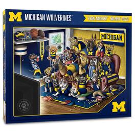 YouTheFan - Michigan Wolverines Purebred Fans 18'' x 24'' A Real Nailbiter 500-Piece Puzzle - Multicolor