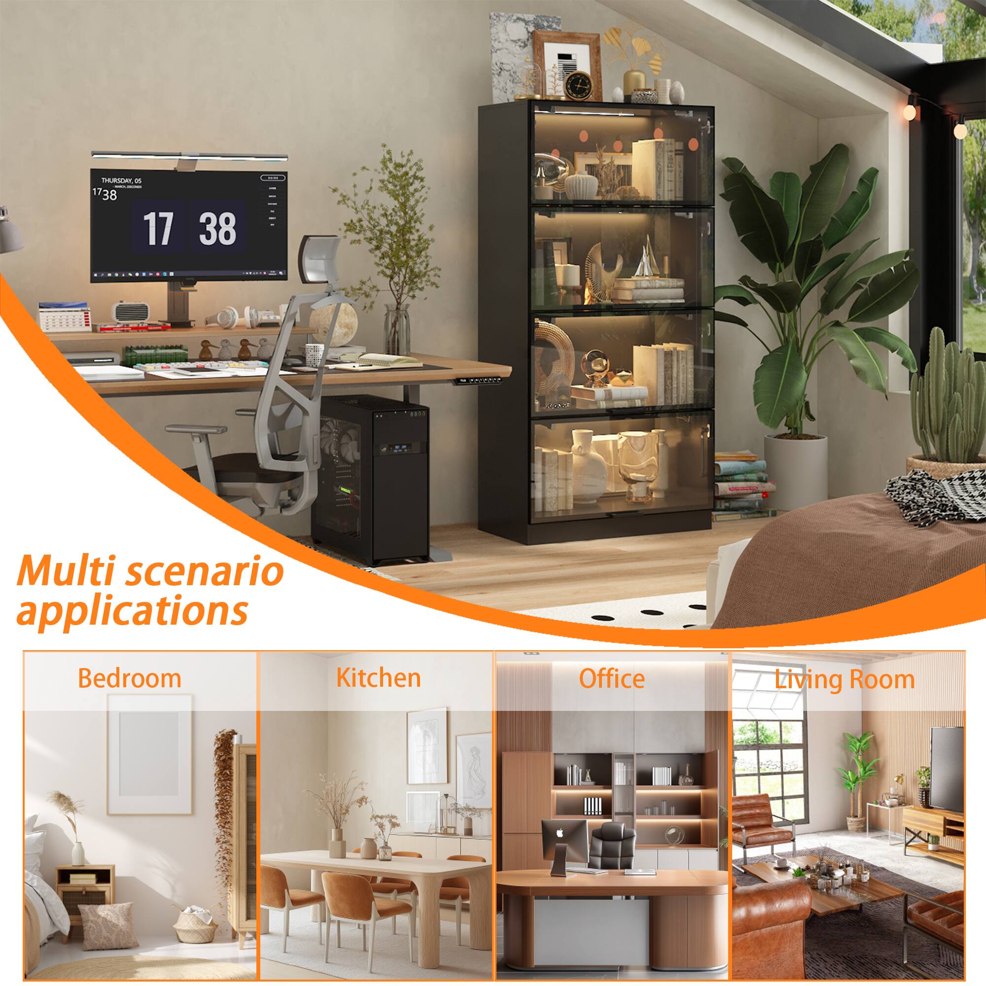 2 TLRC - - 1738 17 38 : R Multi scenario applications
Bedroom
Kitchen
Office
Living Room