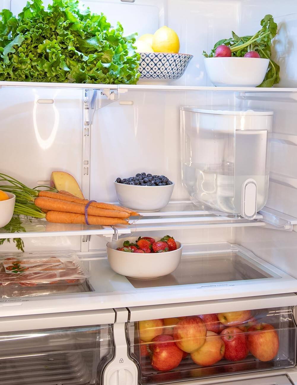 Alt View 4. FINEAK - Home 18-Cup Water Filter Dispenser-Advanced Protection for Clean Water - White.