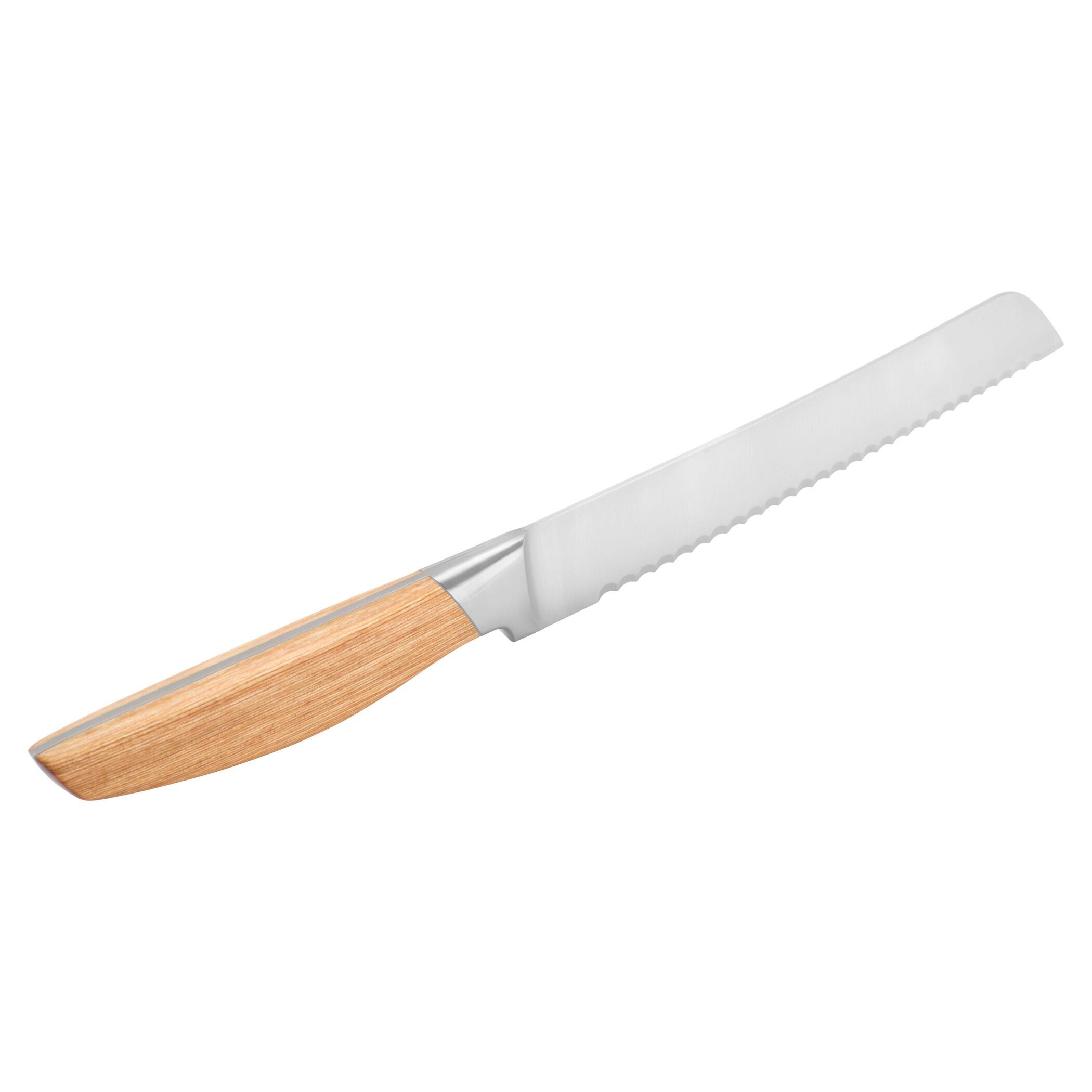 Alt View 2. Henckels - Henckels Pakka 8-inch Bread Knife - Wood.