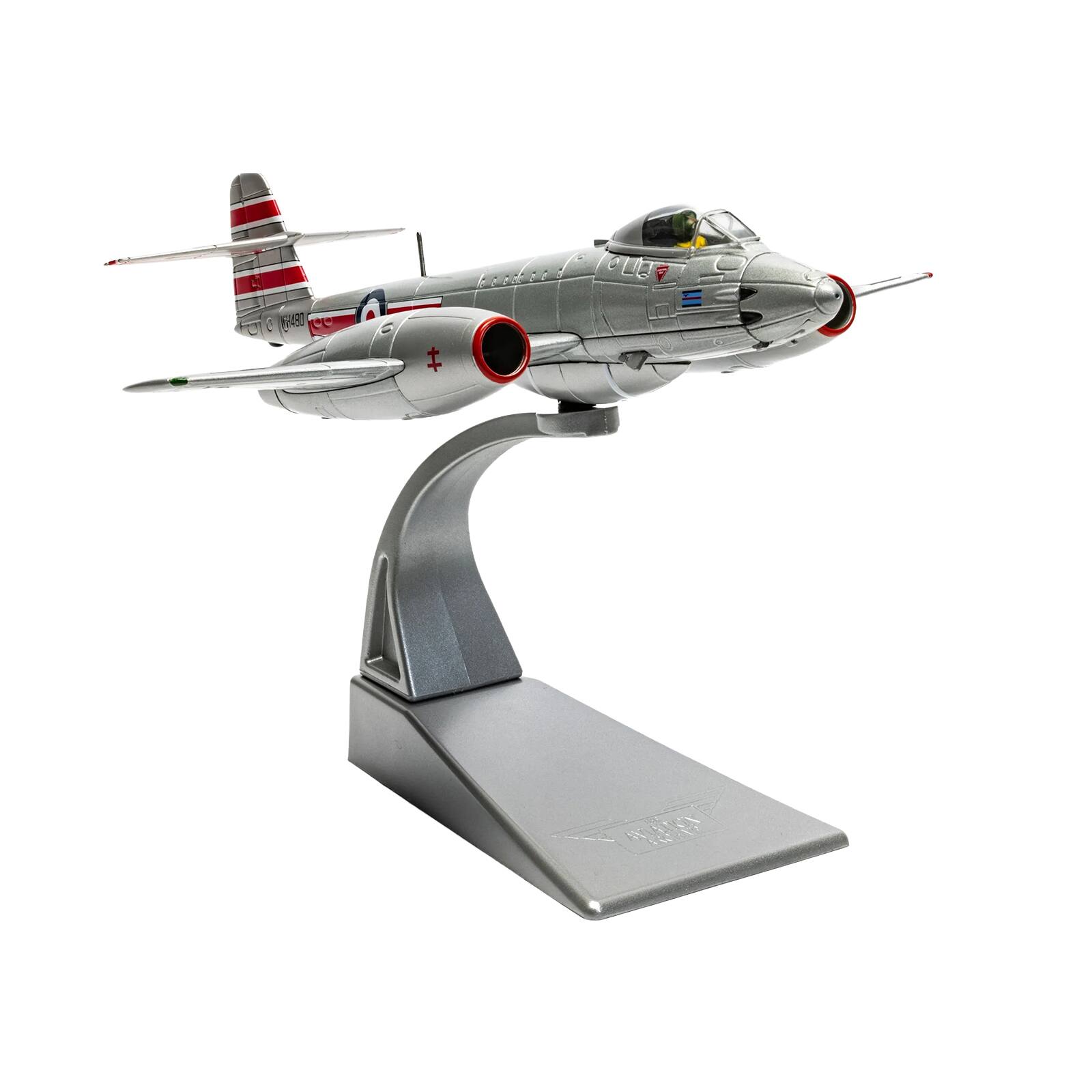 Alt View 4. Corgi - Gloster Meteor F.8 Aircraft "Biggin Hill" (1951) Royal Air Force "The Aviation Archive" Series 1/72 Model Car by Corgi.