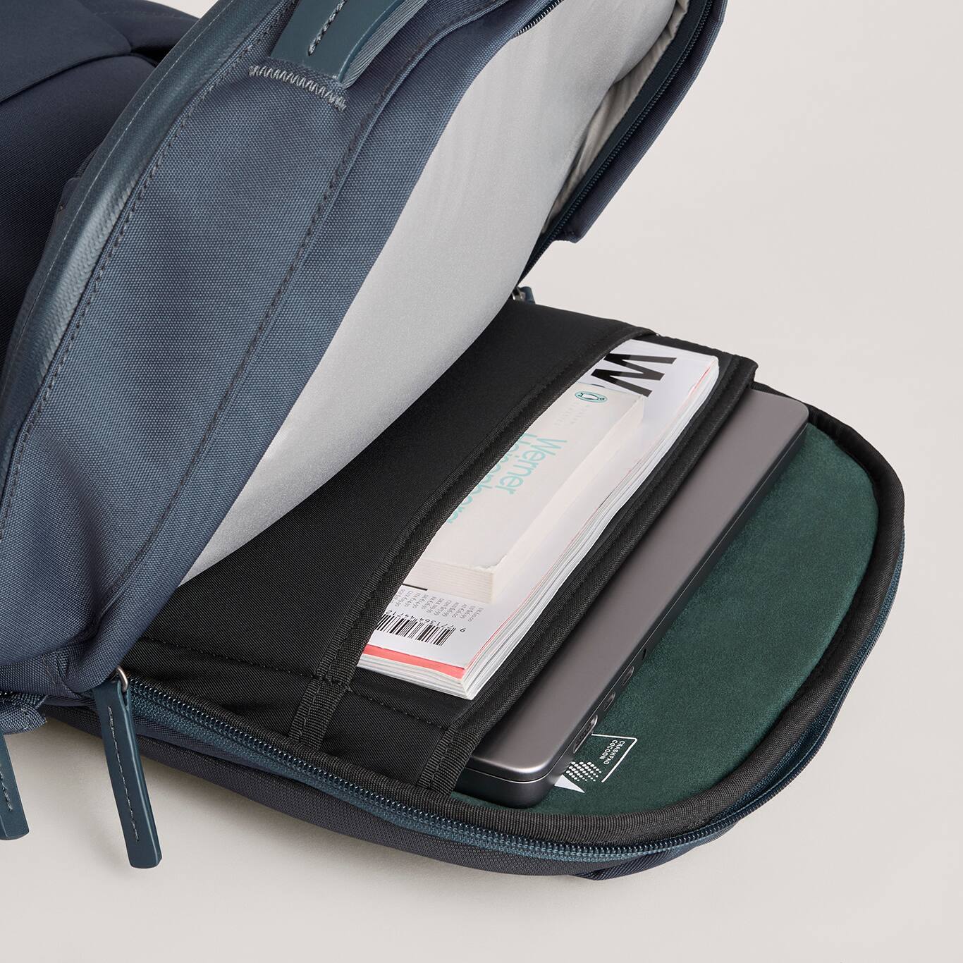 Alt View 5. Troubadour - Apex Laptop Backpack 4.0 - Basalt.