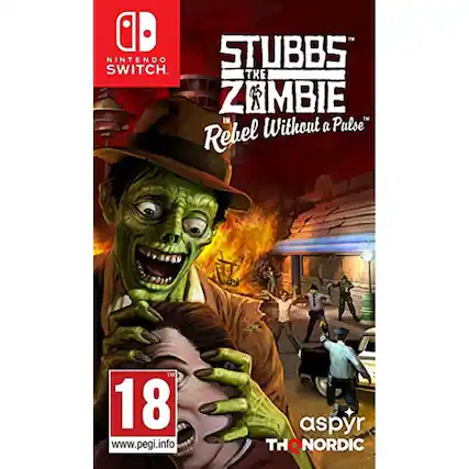 **Nintendo Switch**
**Stubbs the Zombie: Rebel Without a Pulse™**
**18**
www.pegi.info
**Aspyr**
**THQ Nordic** - M (Mature 17+)