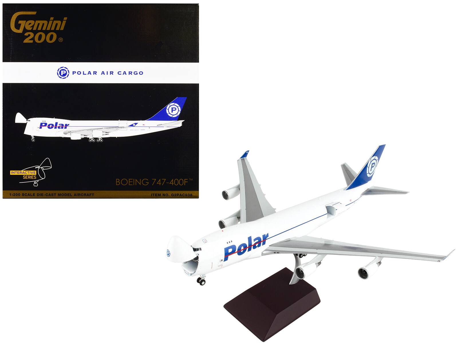 GeminiJets Boeing 747 400F Commercial Aircraft Polar Air Cargo