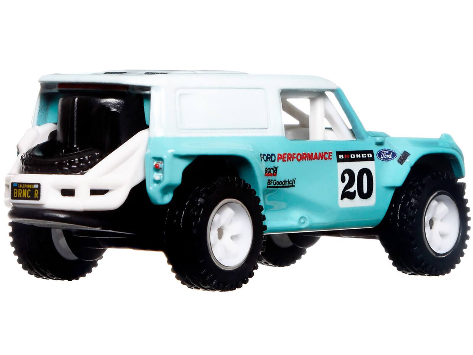 CALIFORNIA  
BRNC R  
FORD PERFORMANCE  
BRONCO  
Ford  
BFGoodrich  
20