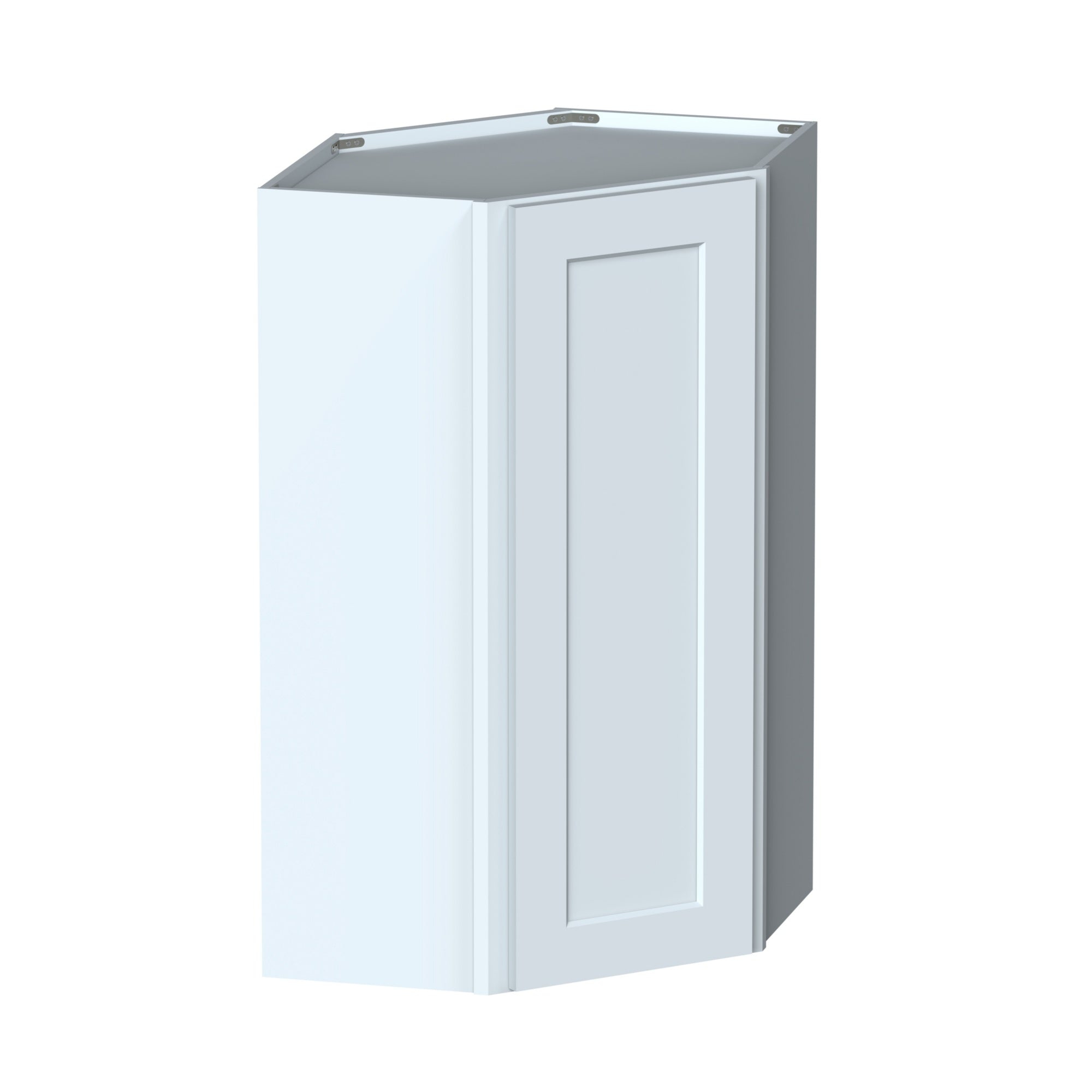 Alt View 1. Boyel Living - Dove Gray Standard Corner Wall Cabinets 42.Wx12in.H Ready to Assemble Kitchen Cabinets - DOVE GRAY.