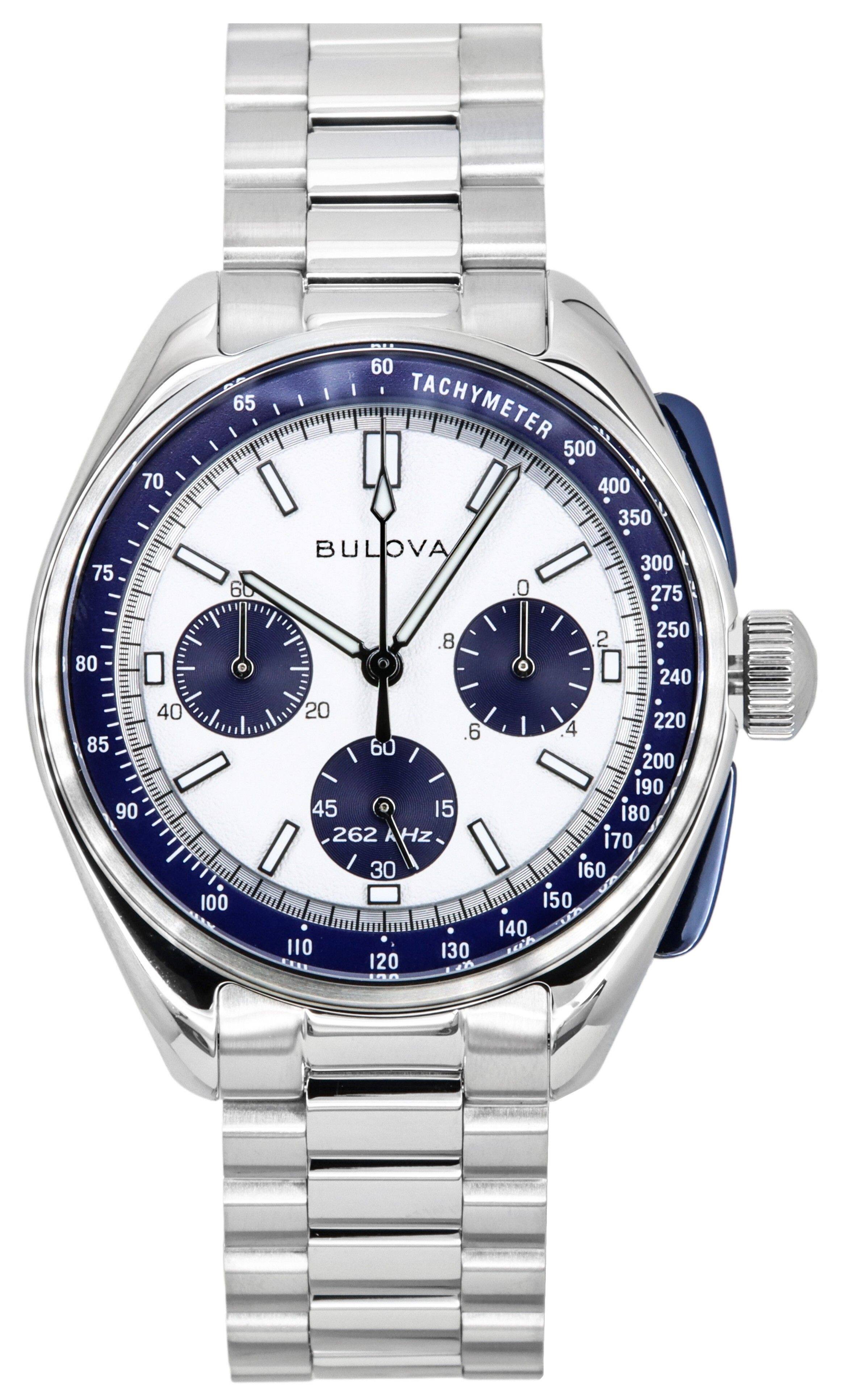 BULOVA
TACHYMETER
60 70 80 90 100 110 120 130 140 150 160 170 180 190 200 210 220 230 240 250 260 275 300 350 400 500
65 75 85 95
40 20
60
262 A Hz
30
15
100
200
262 A Hz