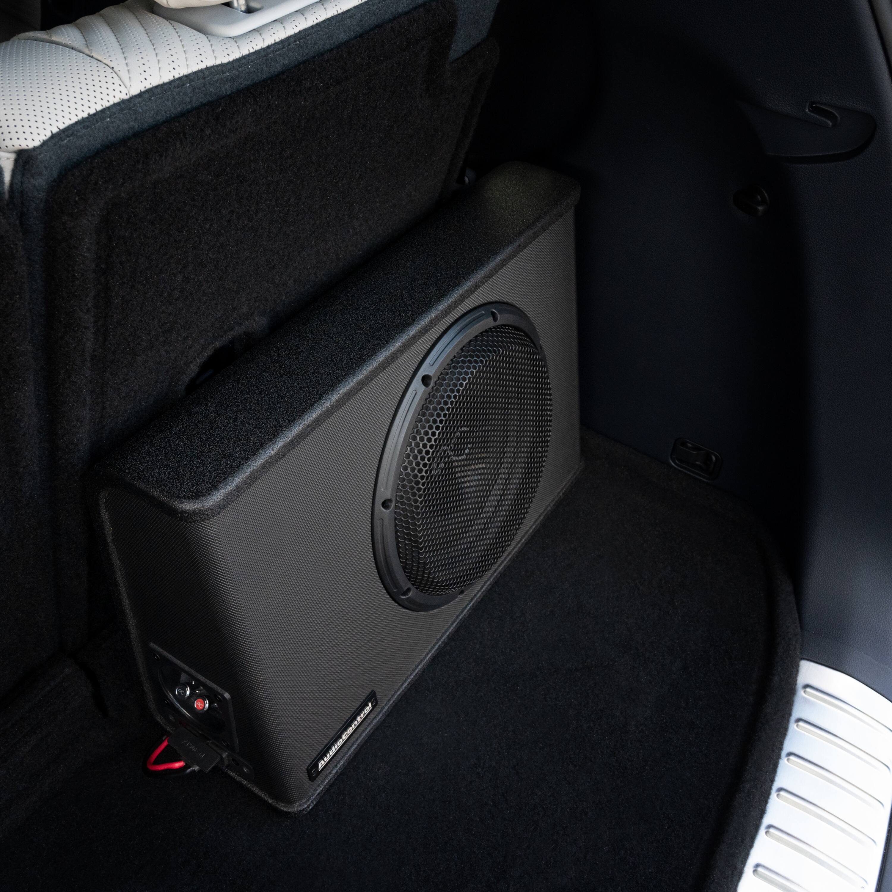 Alt View 22. AudioControl - Space Series 10” Single-Voice-Coil 2-Ohm Loaded Sealed Subwoofer Enclosure - Black.