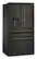 Angle. KitchenAid - 29 Cu. Ft. French Door Refrigerator with Exterior Water and Ice and FreshChill Full-Width Refrigerated Drawer - Black Ore.