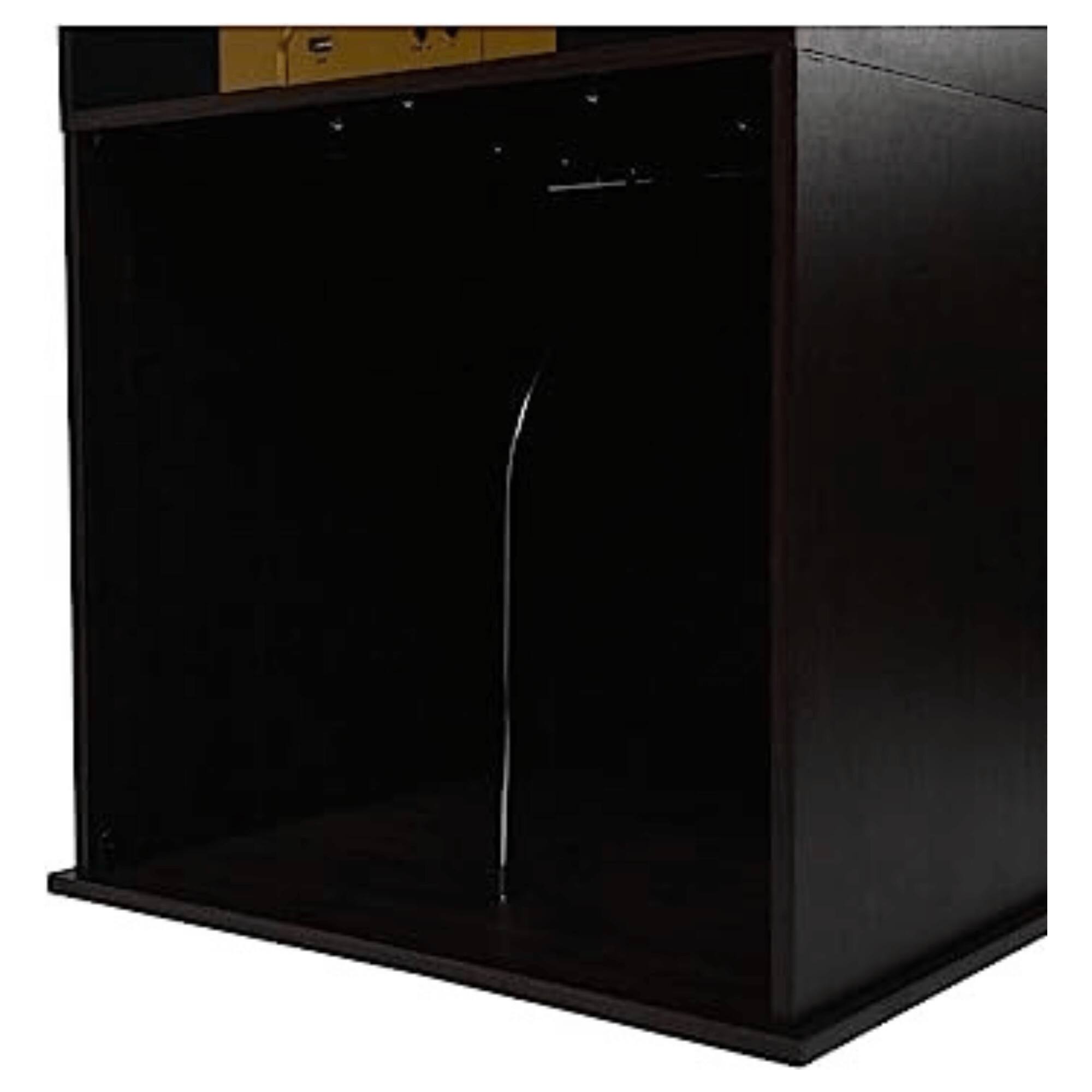 Alt View 1. Victor Audio - Boyleston 7-in-1 3-Speed Turntable Music Center w Album Storage and USB Port - Espresso.