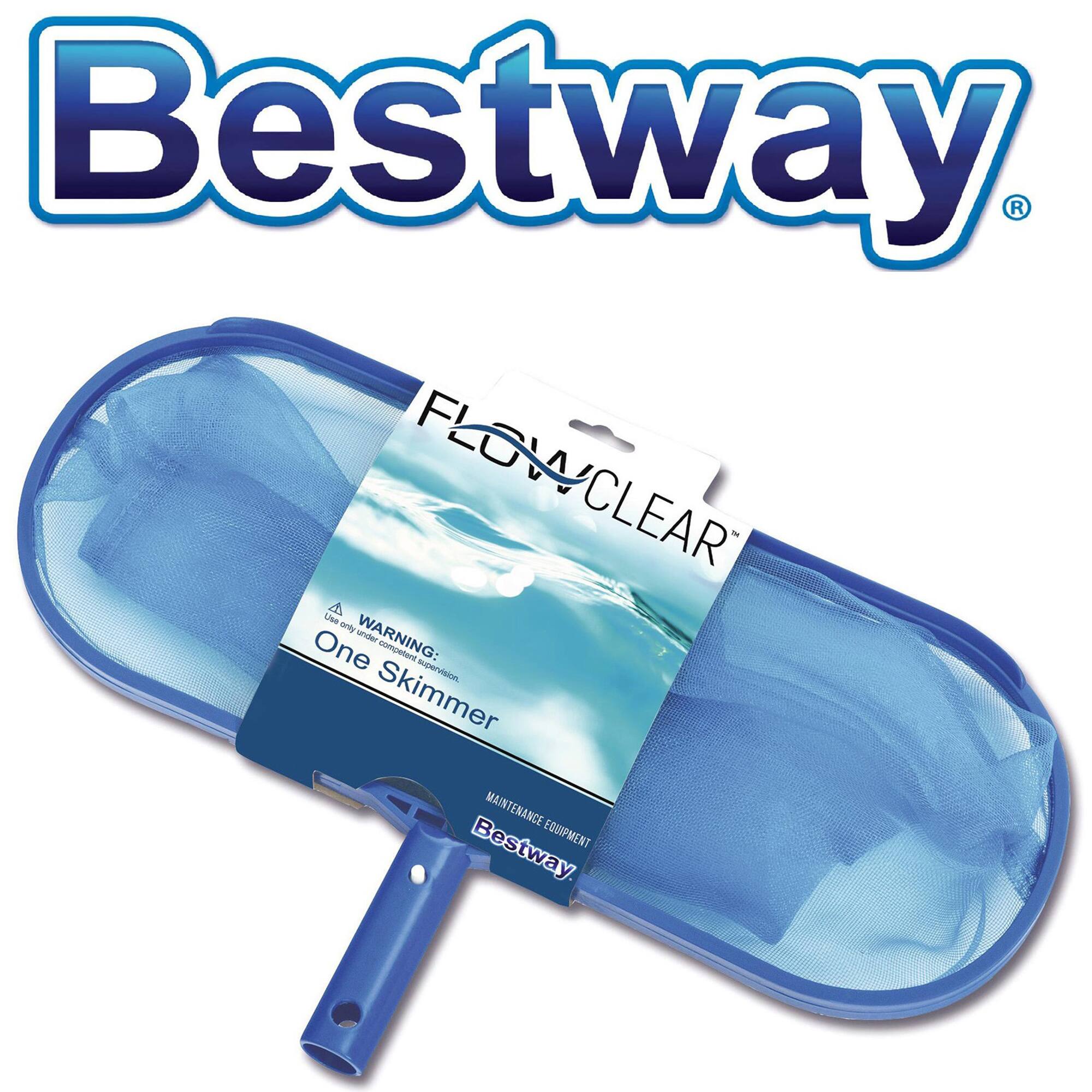 Bestway R FLO LUV FLOWCLEAR A Use nniy urer WARNING: One competent Skimmer MAINTENANCE EQUIPMENT Bestway.