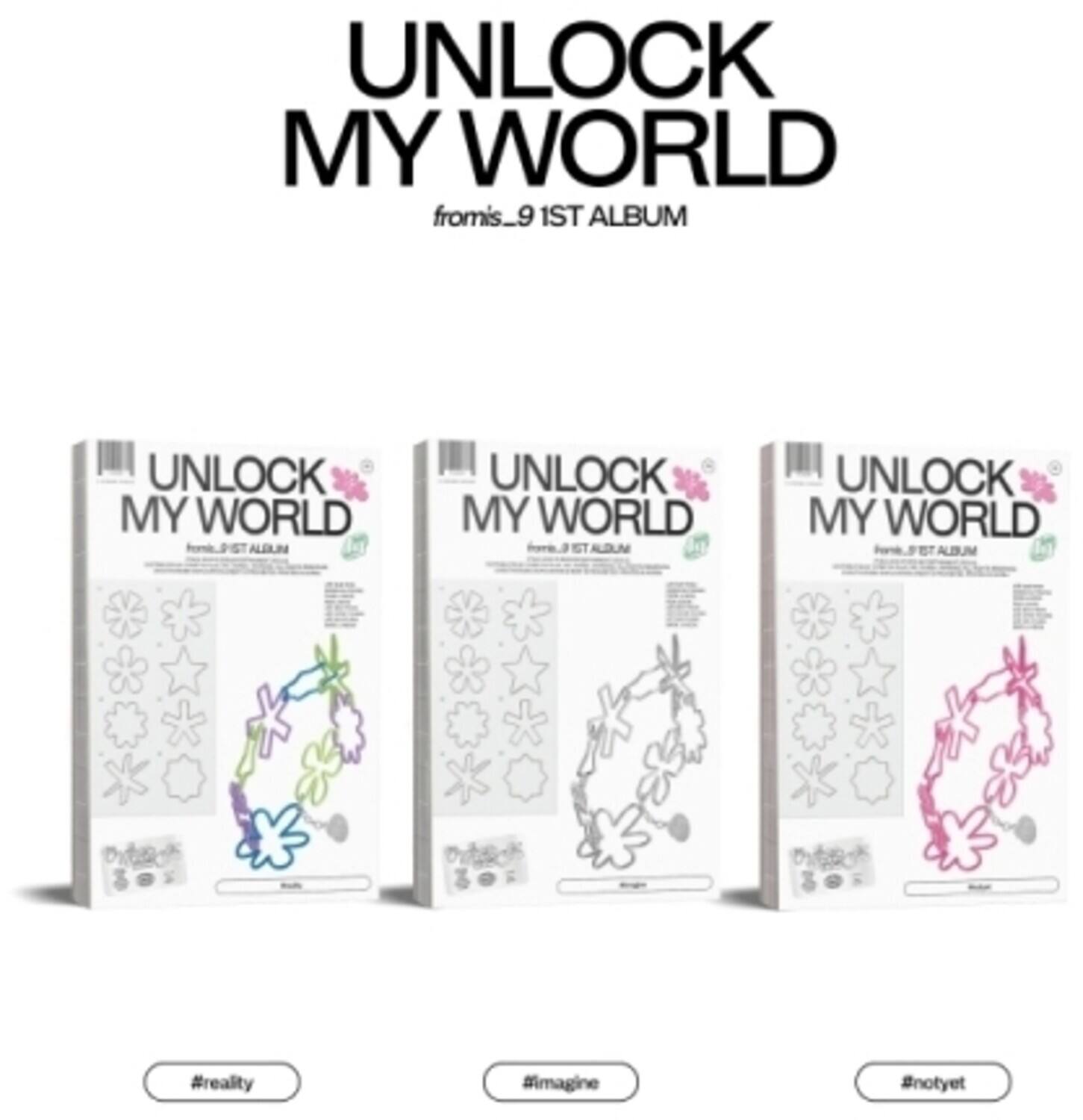 frOmis_9 Unlock My World Random Cover incl. Photobook, Tracklist Book ...
