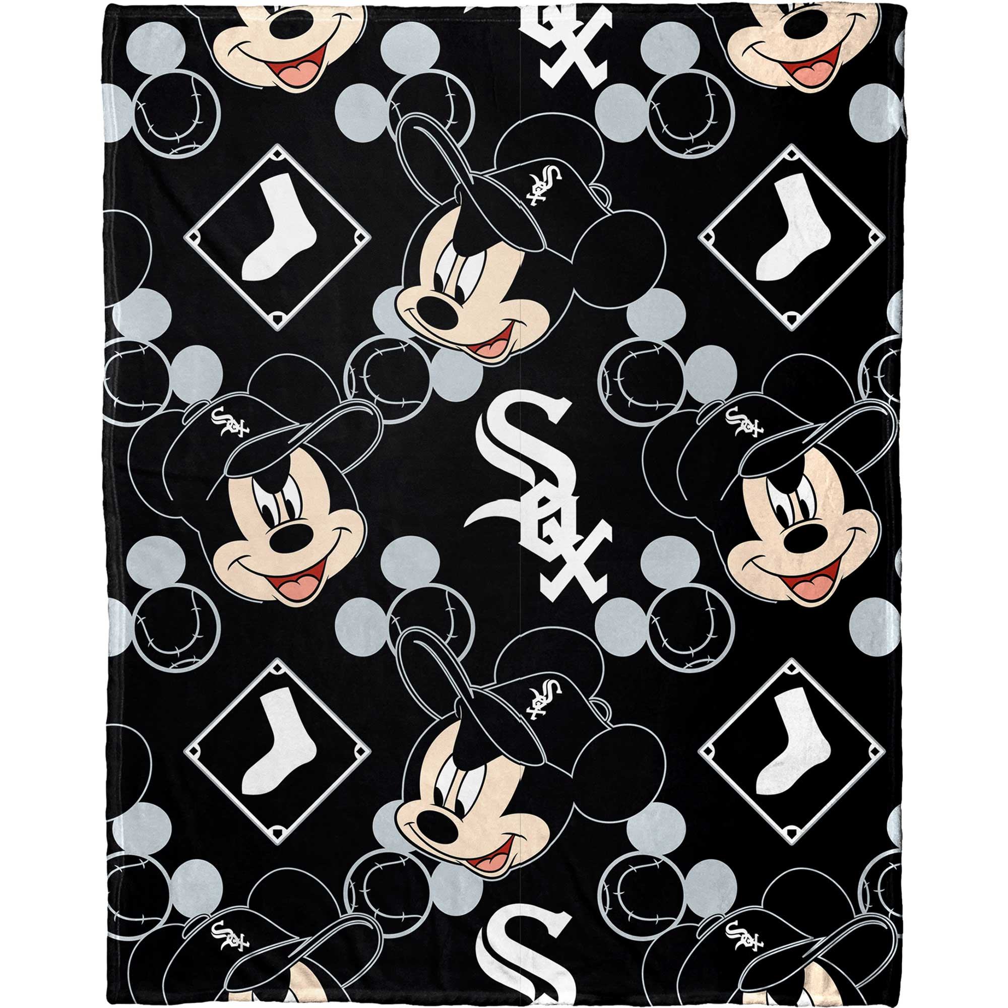 Alt View 2. Northwest - Chicago White Sox Mickey Hugger Pillow & Silk Touch Throw Set - Multicolor.