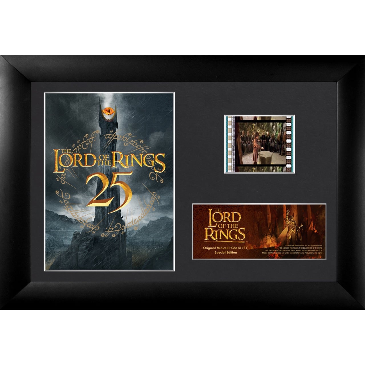 Trend Setters - The Lord of the Rings: The Fellowship of the Ring 25th Anniversary (Mordor) Minicell FilmCells™ Presentation USFC6616 - Multicolor