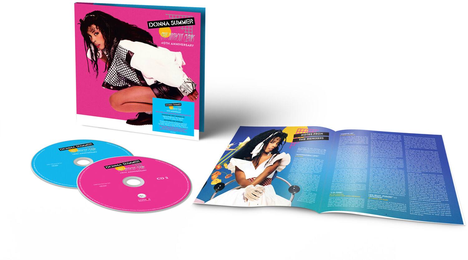 DONNA SUMMER  
I WILL SURVIVE  
40TH ANNIVERSARY  
CD 1  
CD 2  
CD 3  
NOTES FROM THE REMIXERS  
LOVE TO LOVE YOU  
MIE T F.CE PLAY ARNA  
PLEASE