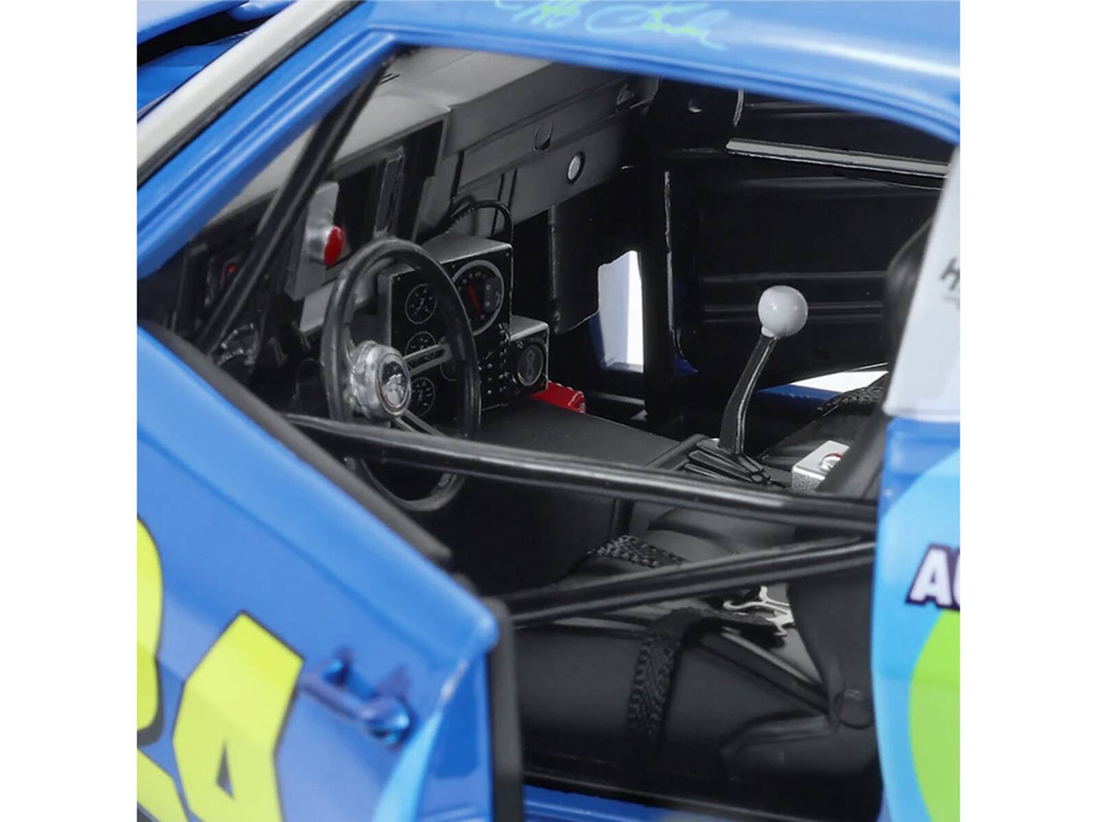 Alt View 3. Highway 61 - 1969 Chevrolet Camaro #24 "Hendrick Motorsports First Win Tribute" Blue and Red w/ Stripes 1/18 Model Car by Highway 61.