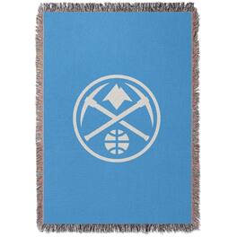Chad & Jake - Denver Nuggets Woven Blanket - Blue