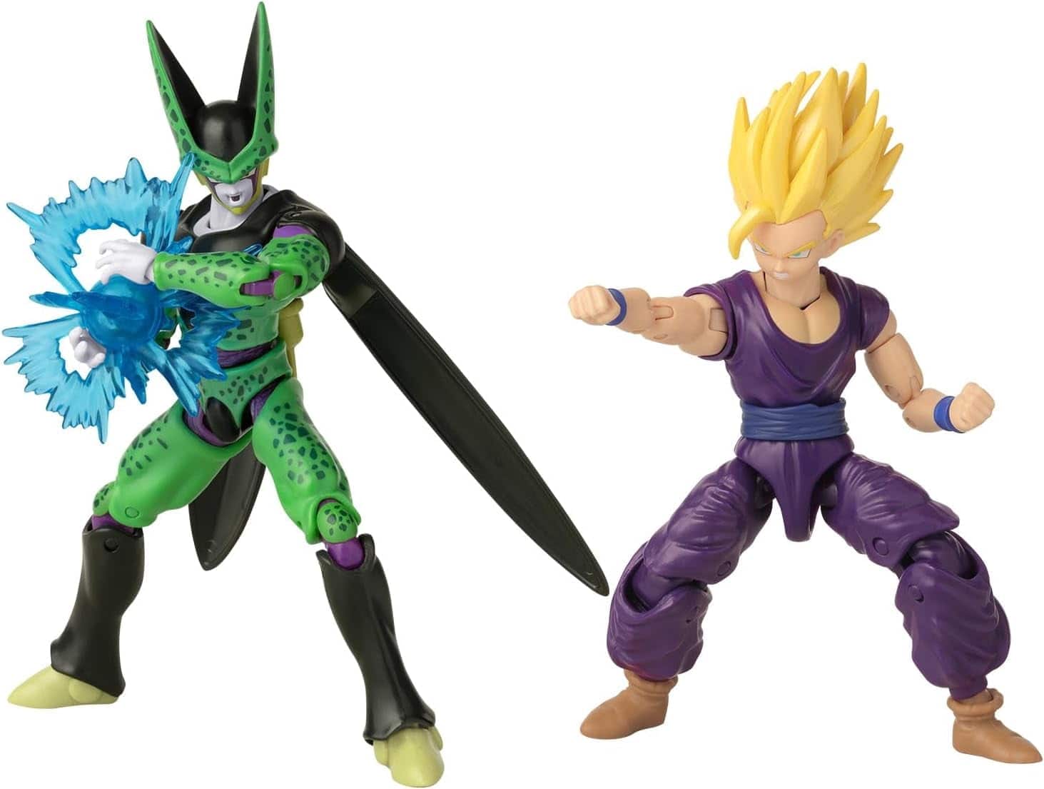 BANDAI NAMCO Entertainment - Dragon Stars Series - Dragon Ball Super - Super Saiyan 2 Gohan vs. Cell Battle Pack Action Figure Set