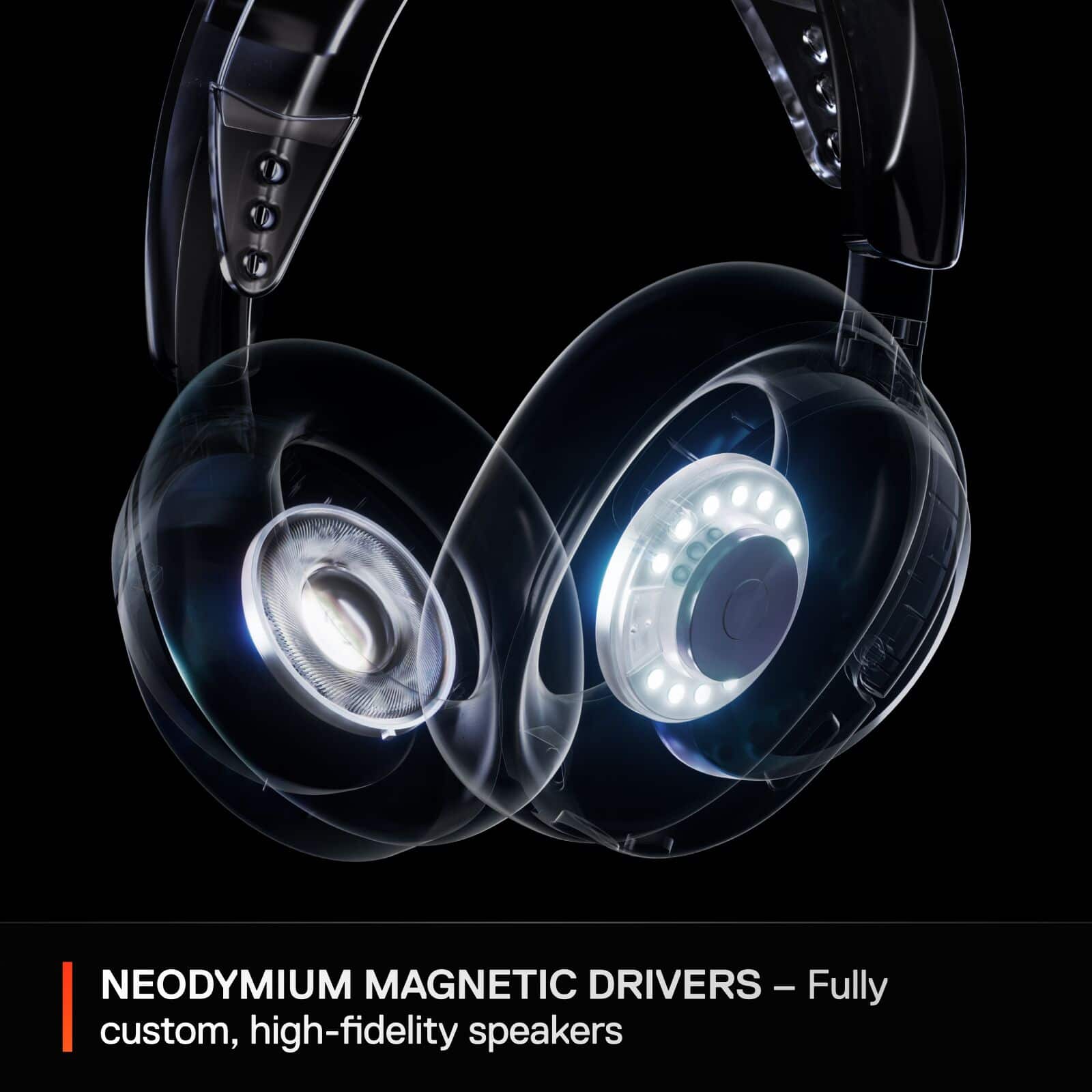 NEODYMIUM MAGNETIC DRIVERS - Fully custom, high-fidelity speakers.
