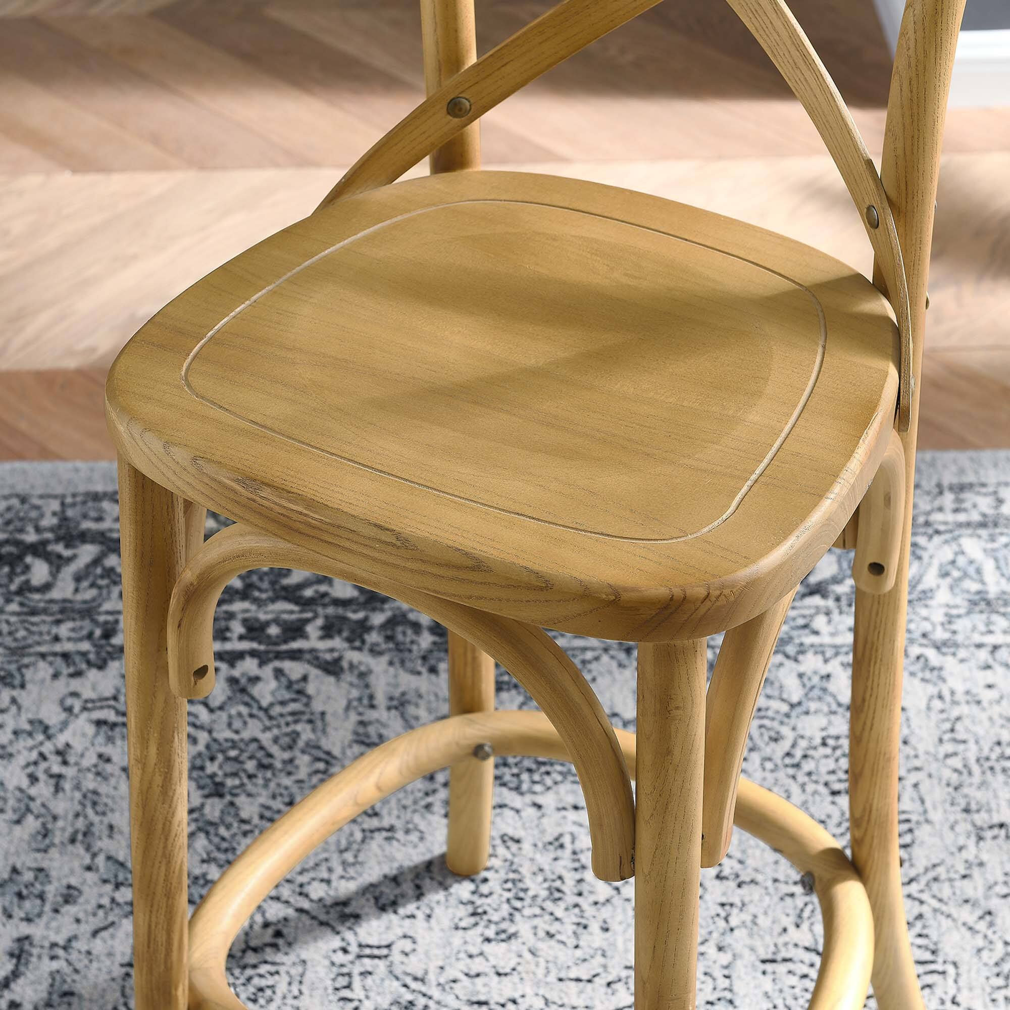 Alt View 6. Modway - Gear Counter Stool by Modway - Brown.