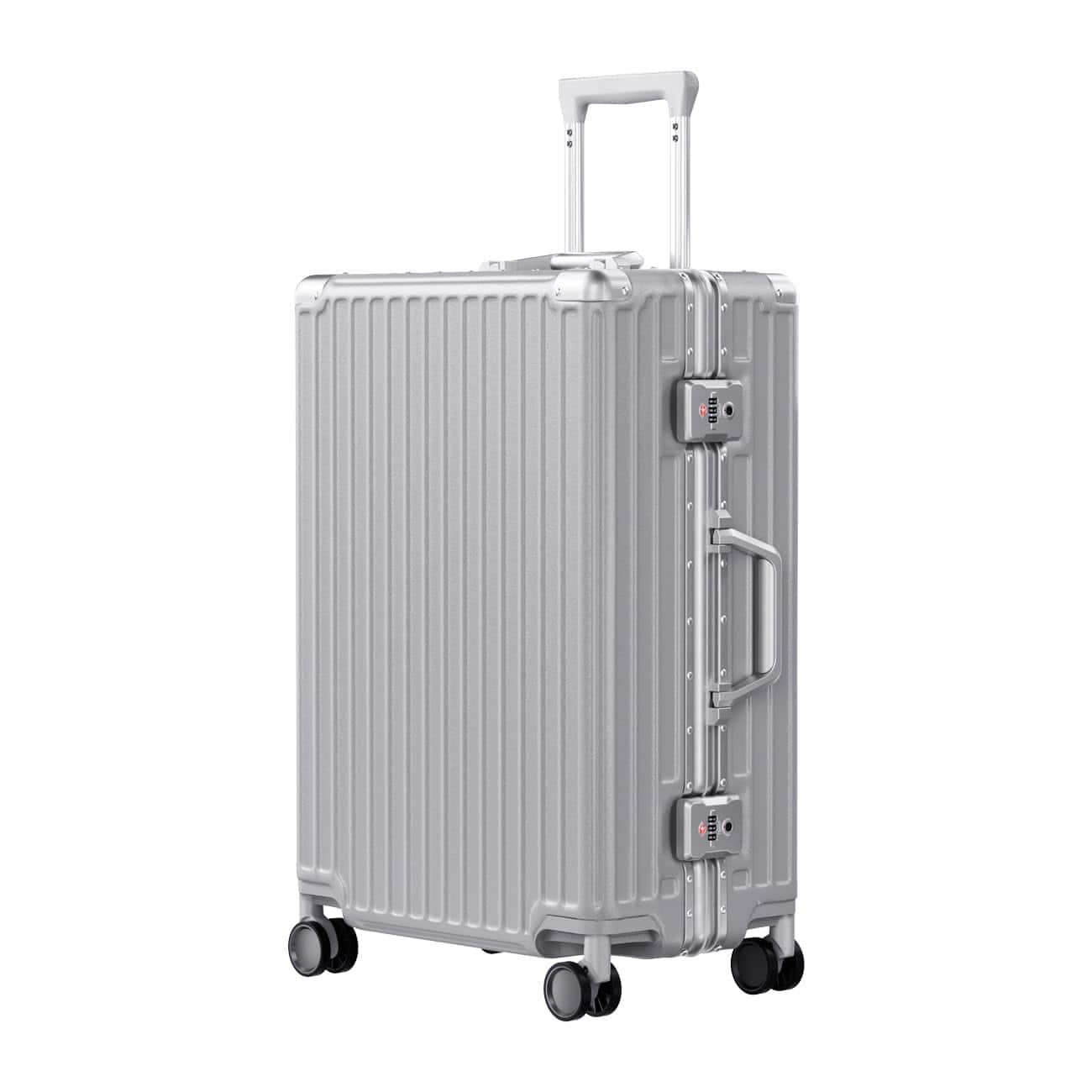 Brick Attic 24 Inch Luggage PC+ABS Aluminum Frame Zipperless