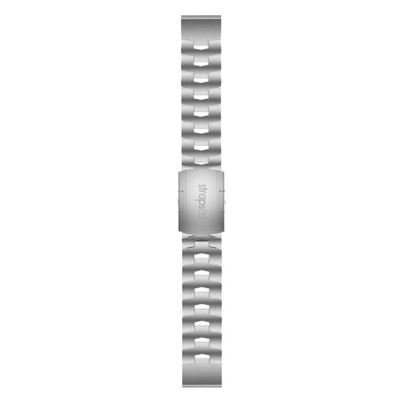 StrapsCo Vented Titanium Bracelet QuickFit 26 Metal Watch Band