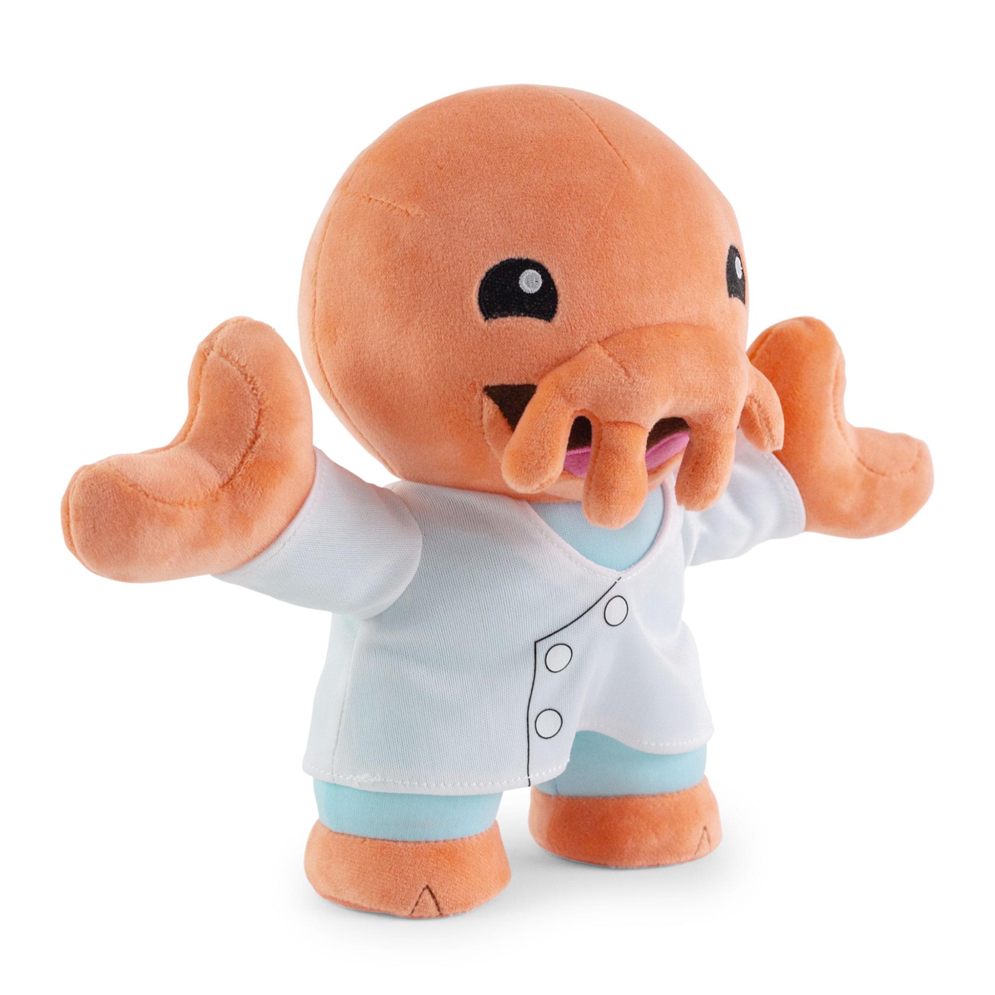 Alt View 1. Toynk - Futurama Zoidberg 8-Inch Chibi Collector Plush Toy - Pink.
