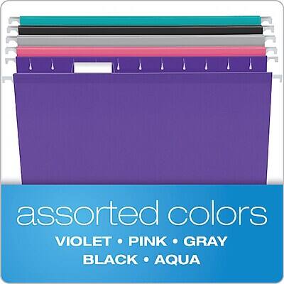 assorted colors  
VIOLET • PINK • GRAY  
BLACK • AQUA