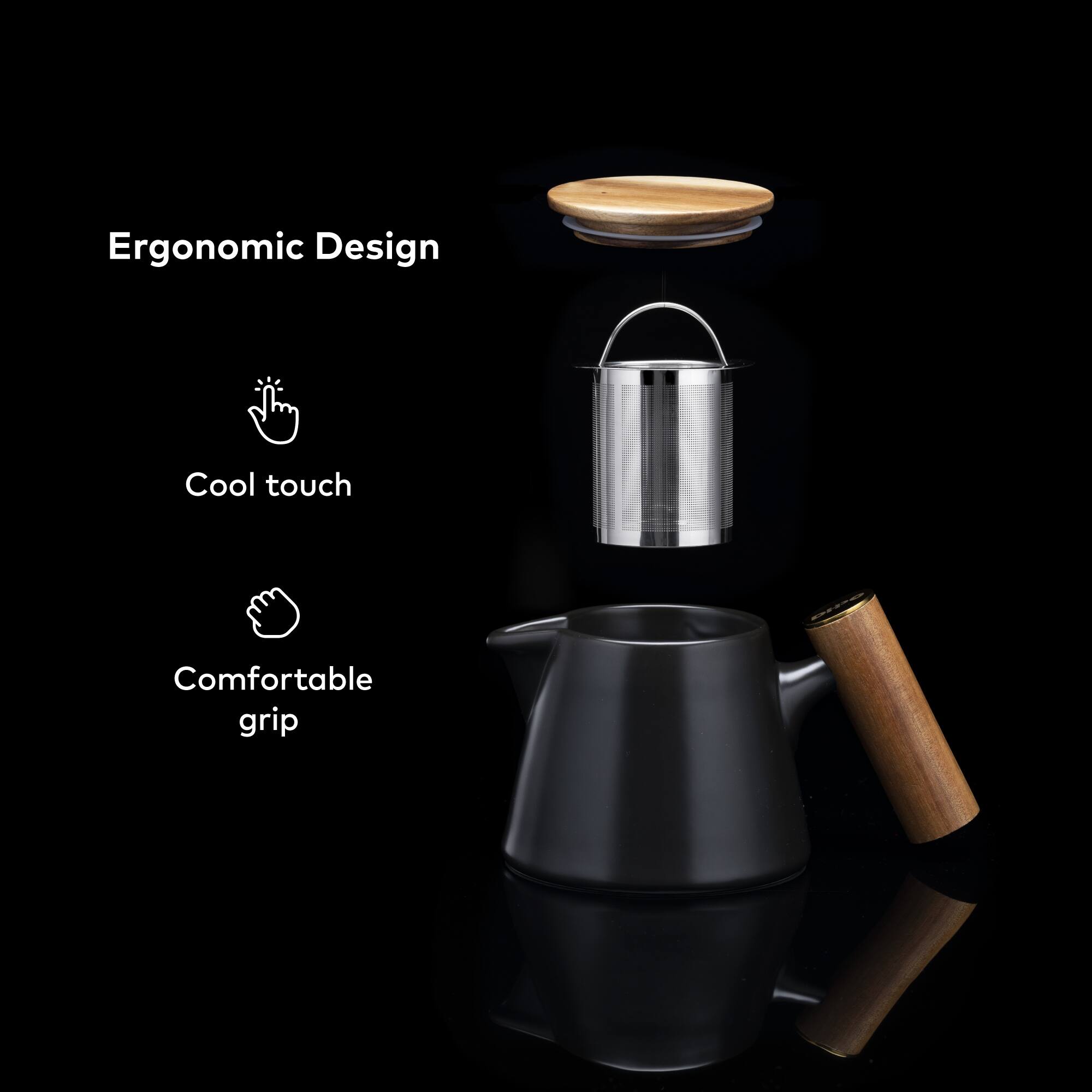 Ergonomic Design  
Cool touch  
Comfortable grip