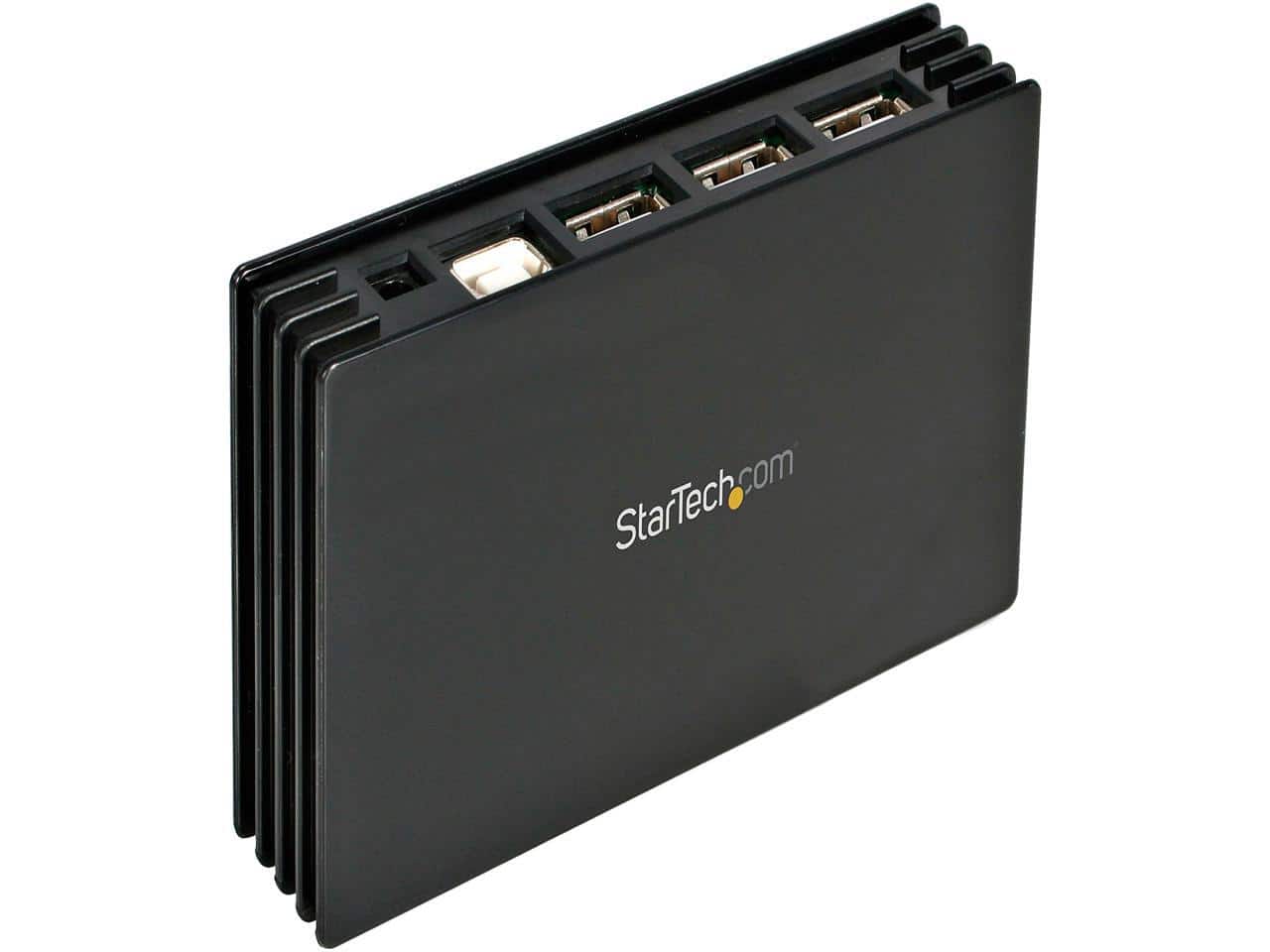 StarTech.com - ST7202USB 7-Port Compact USB 2.0 Hub with Optional Power Adapter