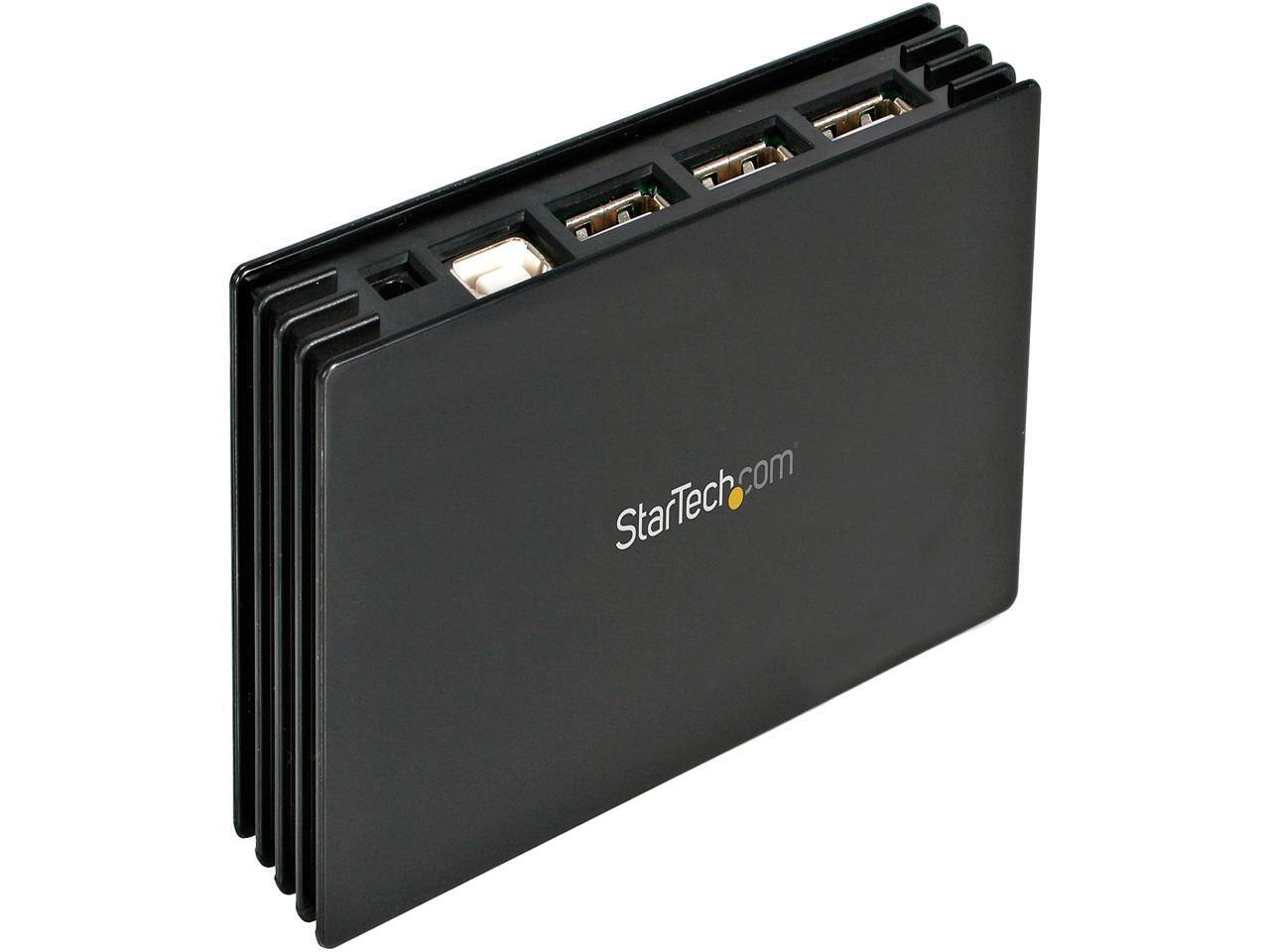 Front. StarTech.com - StarTech.com ST7202USB 7-Port Compact USB 2.0 Hub with Optional Power Adapter.