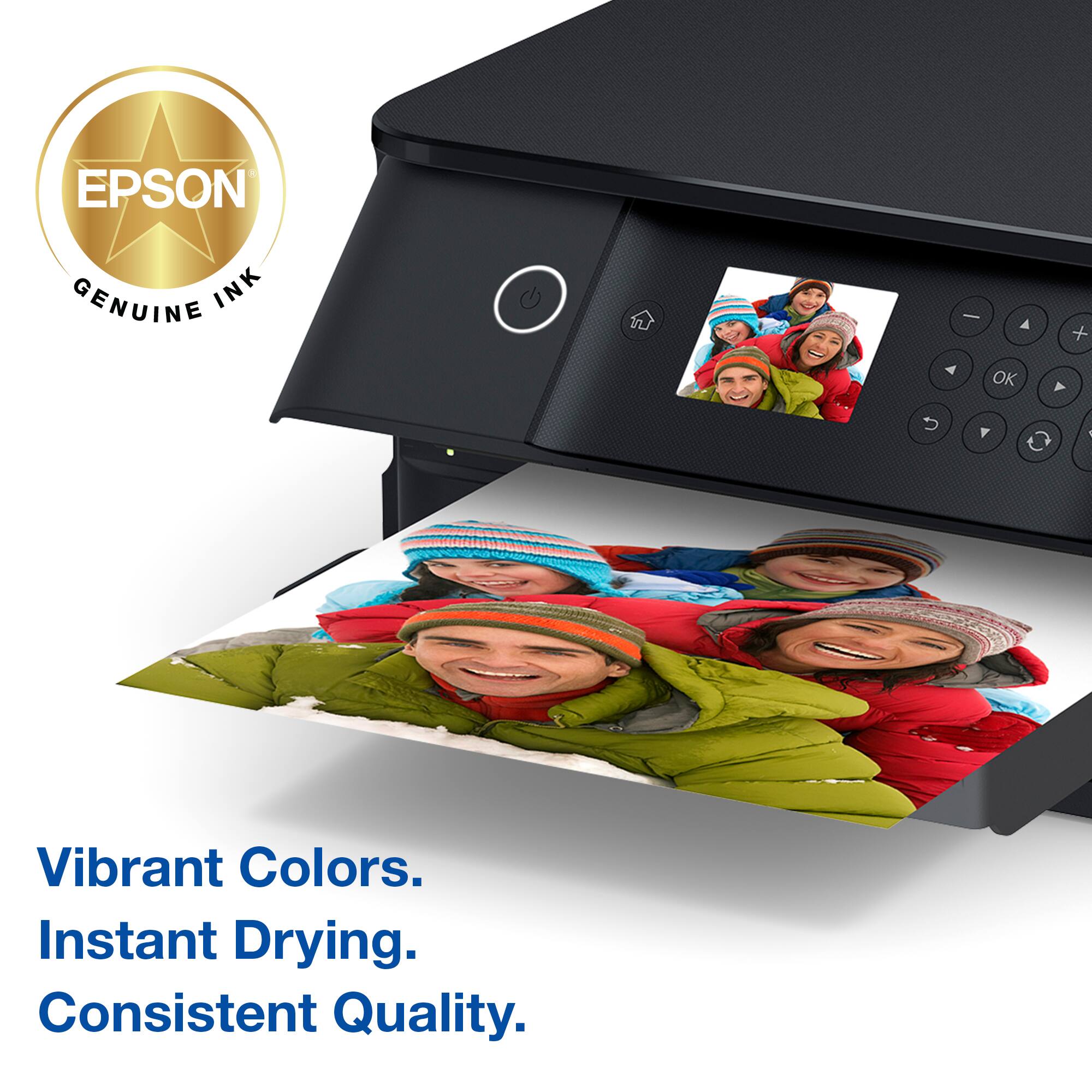 EPSON GENUINE INK

Vibrant Colors. Instant Drying. Consistent Quality.