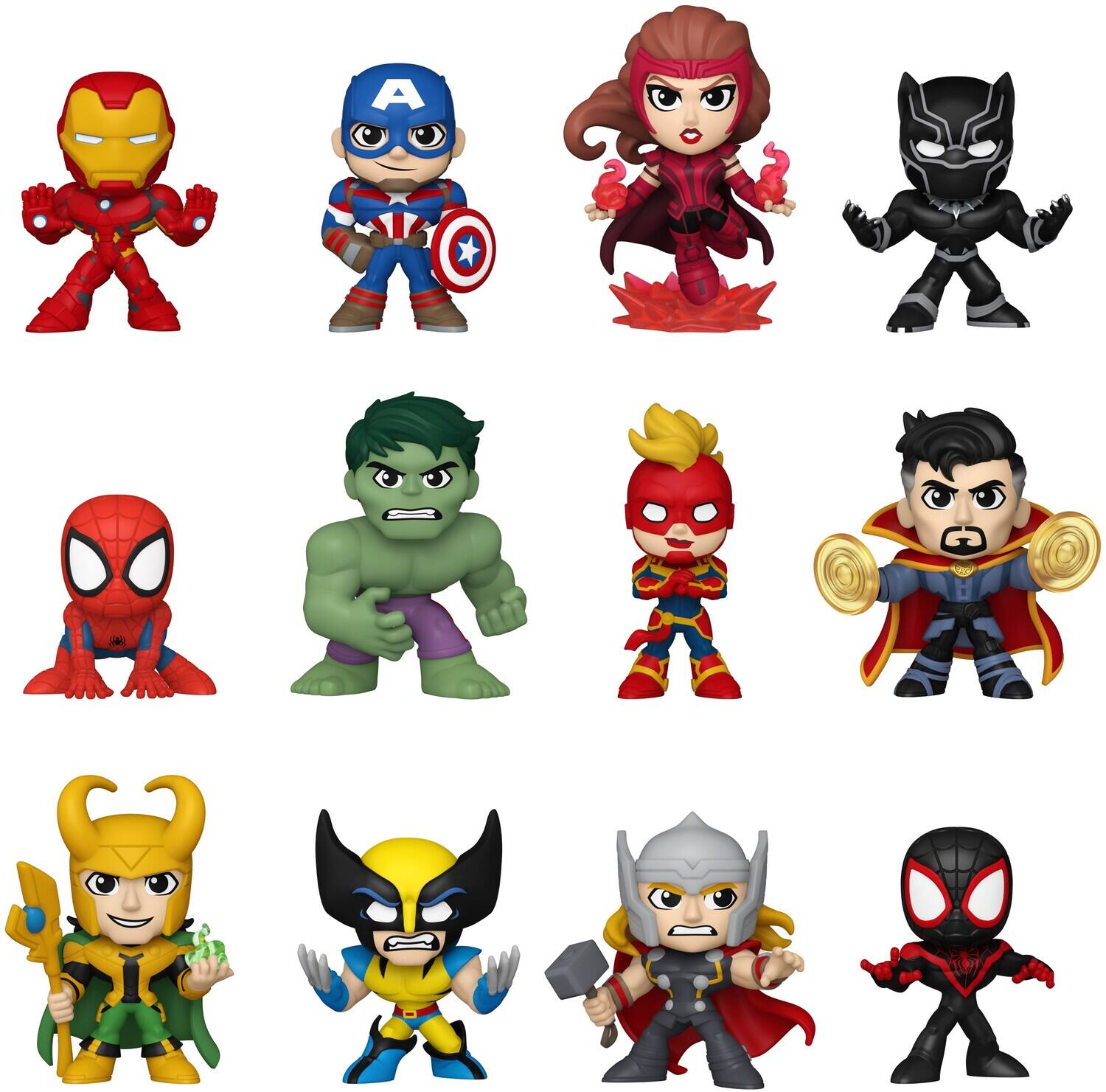 Alt View 1. Funko - FUNKO Mystery Mini: Marvel New Classics (One Random Mini Per Purchase)   - Collectibles - Multicolor.