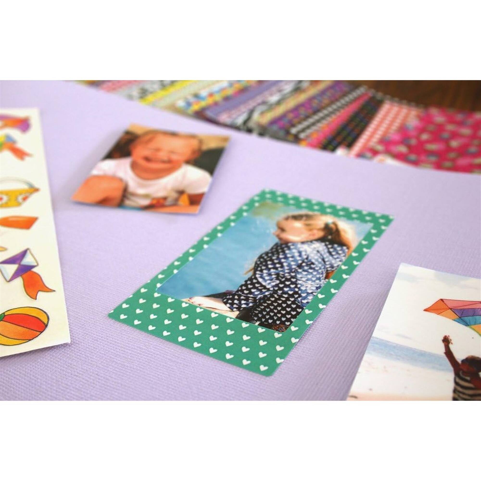 Zink Colorful, Fun & Decorative Photo Border Stickers for 2