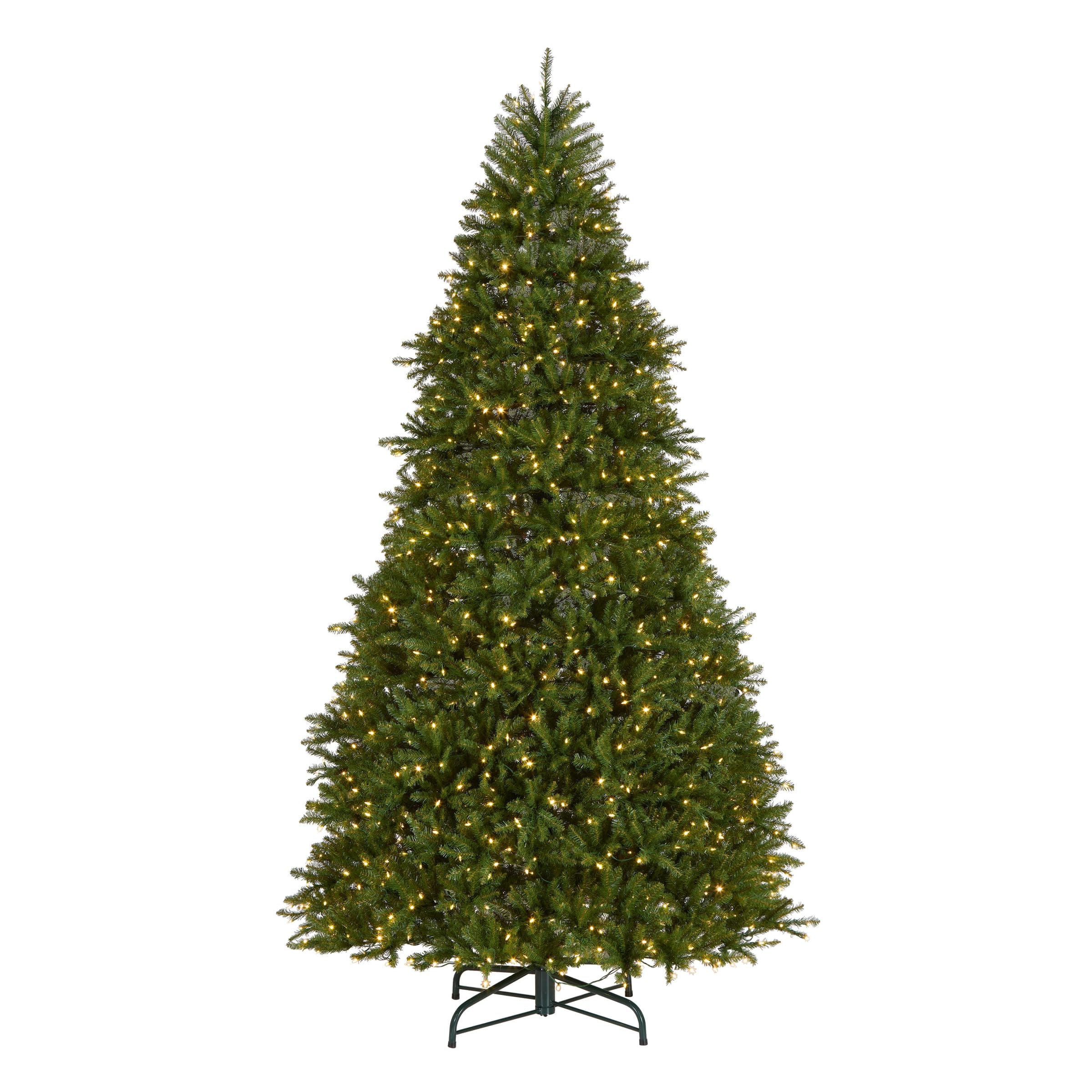 NICHOLAS KLEIN - Dunhill Fir Artificial Christmas 700 Led Lights 2 514 Tips Foot Pedal 10 Light Functions - 10ft Tree