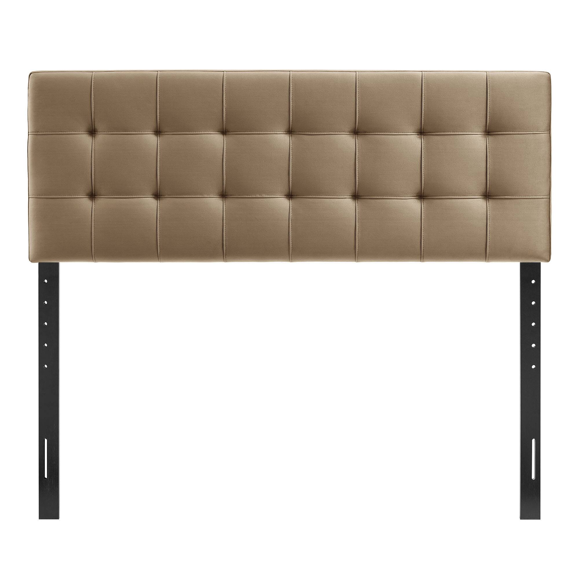 Alt View 2. Modway - Lily Biscuit Tufted Performance Velvet Headboard by Modway - Taupe.