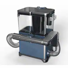 Front. MOOSOO - Mini Portable Carpet and Upholstery Spot Cleaner, Car/Auto, Sofa Detailer, with Self-Cleaning Tool - Blue.