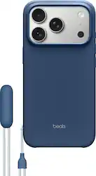 Beats - iPhone 17 Pro Kickstand Case with MagSafe and Camera Control - Bedrock Blue - Front_Zoom